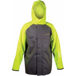 MEN'S HAULER 320 PVC JACKETS - HI-VIS YELLOW AND GREY X-LARGE